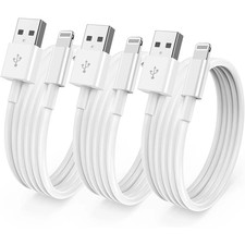 3 x iPhone Charger Fast For Apple Cable USB Lead 7 8 X XS XR SE 11 Pro 12 13 14