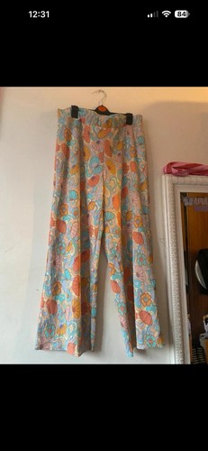 Primark retro floral wide - wide, leg