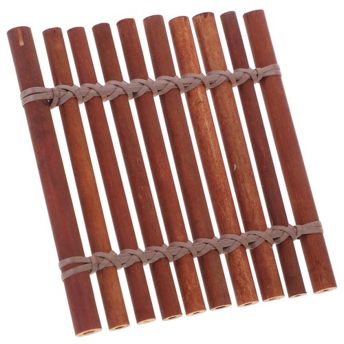 Brown panpipe flute - brown,