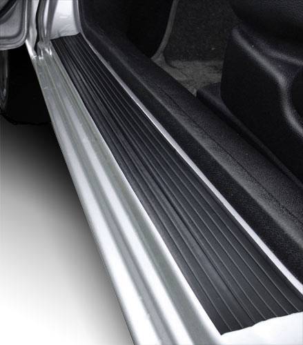 Satin black boot rear bumper - black,