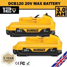 2pc DCB127 3.0Ah 10.8V / 12Volt Max Lithium Ion Battery for DeWALT DCB123 DCB120
