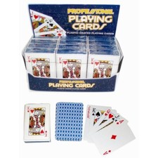 Playing Cards Deck Traditional Plastic Coated Paper Family Game Full Size Pack