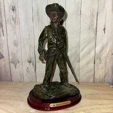 Vintage Juliana Collection Cowboy Resin Figure Bronze Effect 27cm H (482a)