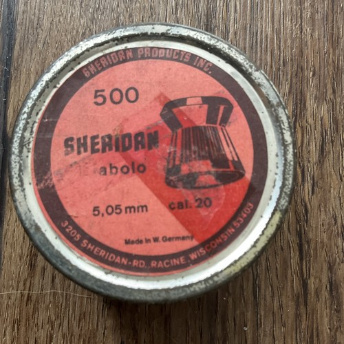 Vintage tin sheridan 20 - of, .20