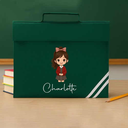 Personalised book bag - personalised,