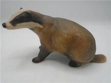 Purbeck Pottery England Badger  Figurine Wildlife Series