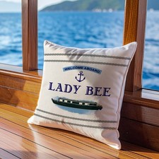 Personalised Boat Cushion