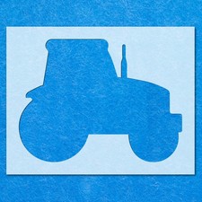 Tractor Farm Vehicle Stencil: Mylar Airbrush Wall Art Painting Crafts , DIY