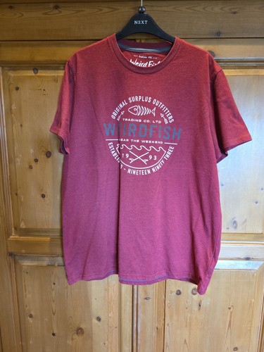 Weird fish men shirt - weird, size