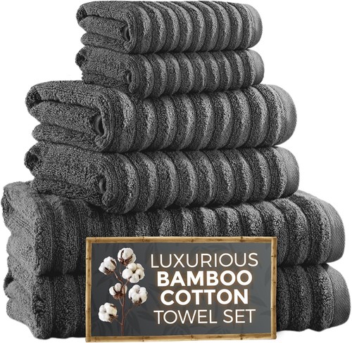 Luxurious bamboo cotton towel - cotton,