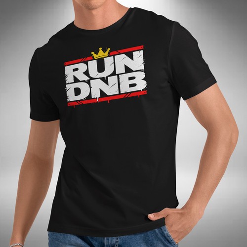 Run dnb shirt - dnb, drum