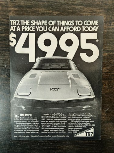 Vintage 1976 triumph tr7 full - 1976,