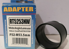 Raynox RT5253NW Wide Angle Lens Adapters for Nikon Coolpix 8700 5700 camera