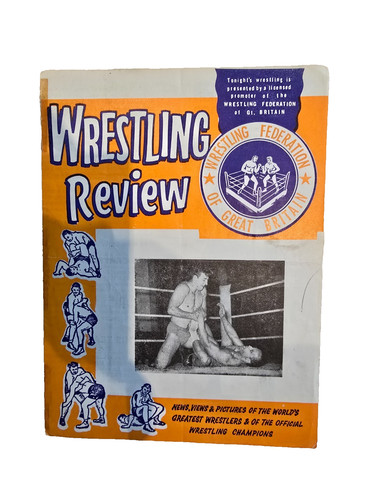 Wrestling programme - programme, at