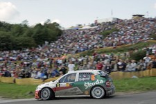 Jan Kopecky Skoda action 2007 WRC Rally Car Motor Racing Old Photo 5