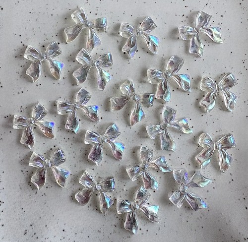 20pcs clear iridescent - 20pcs,