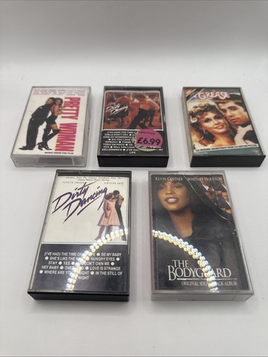 Cassette tapes 80s - 5x, tapes,