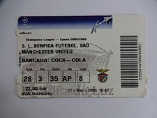Ticket Stub - BENFICA V