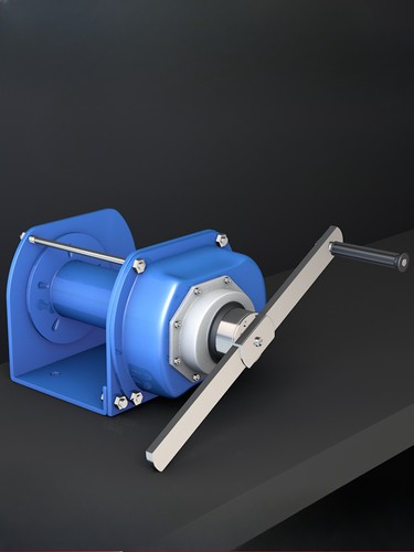 Hand operated winch with - hand-operated,
