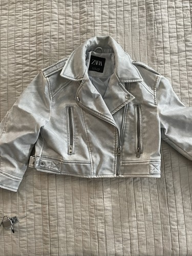 Zara girls faux - girls, leather