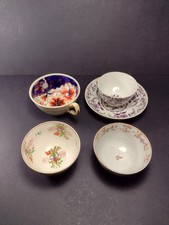 Job Lot: Late 18th century and 19th Century English Tea bowls and Tea cups (4)