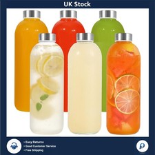 Glass Water Bottles With