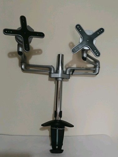 Dual monitor desktop pole - monitor,