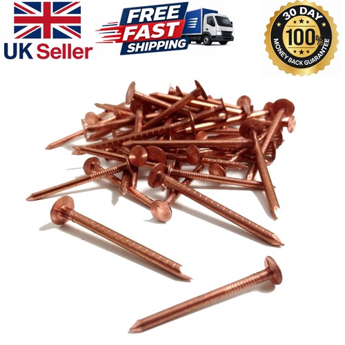 Copper clout nails 30mm - copper,