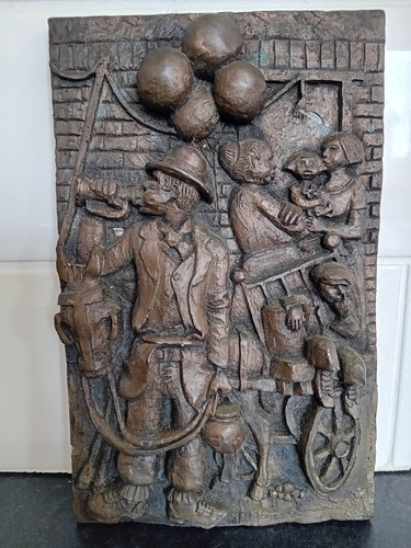 Cold cast plaque sculpture - plaque, by