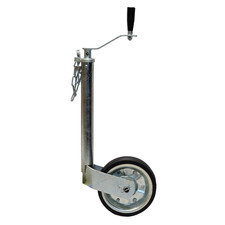 Jockey Wheel Heavy Duty 42mm Tube Telescopic Trailer Stand Max Load 300kg