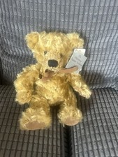 Collectors Teddy Bear Called George - Russ Berrie -  Platinum Junior Edition