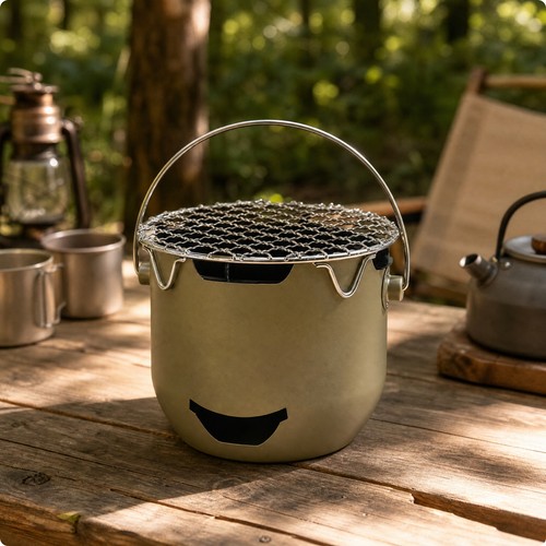 Portable charcoal grill - portable,