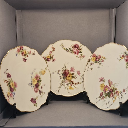 Royal worcester cabinet plates - worcester,