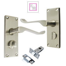 Victorian Scroll Satin Nickel