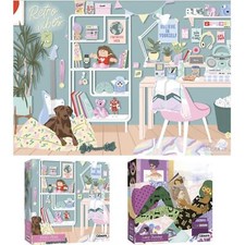 Jigsaw Puzzles 1000 Piece Modern Gibsons White Label Retro Vibes Lazy Sunday