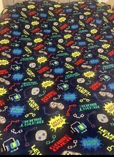 Gaming Xbox PlayStation Controller Super Soft Fleece  Blanket Throw XL 180x180CM
