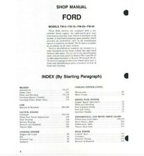 Ford TW5 TW15 TW25 TW35 TMM