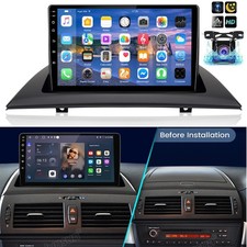 For BMW X3 E83 2004-2012 Android 14 Car Stereo Radio CarPlay GPS RDS WiFi 32GB