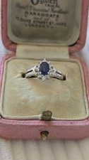 Sapphire And Diamond Ring