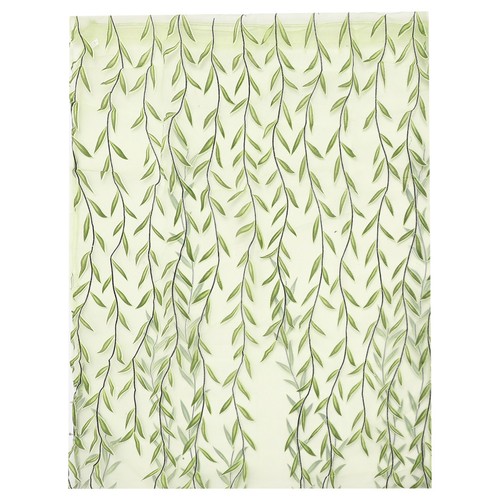 Leaf pattern curtains sheer - pattern,