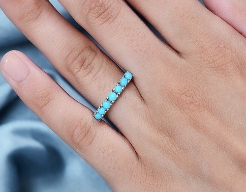 Sleeping beauty turquoise ring - sleeping,
