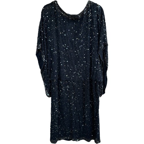 Vtg patra silk sequin gown - patra,