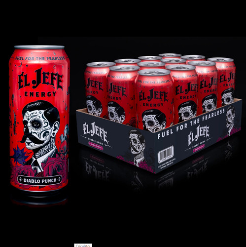Jefe energy drink - drink, diablo
