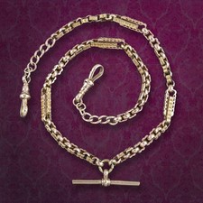 Antique Edwardian Albert Chain