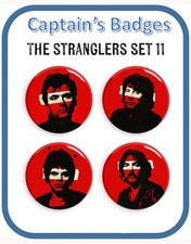Set of 4 The Stranglers Badges