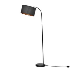 Curved Floor Lamp Base Black