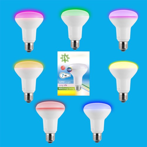 Led r80 coloured - 8x, 7w