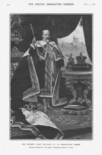 KING EDWARD VII & Queen