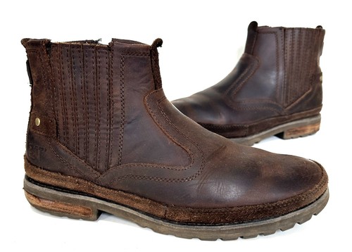 Mens caterpillar brown - mens, leather