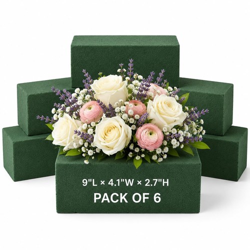 Wet floral foam blocks - foam, for
